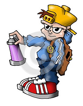 graffiti painter street artist