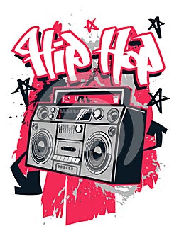 Hip Hop style t shirt design