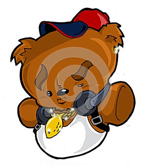 Hip Hop Urban City Teddy Bear