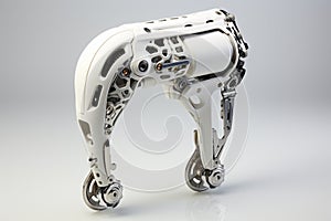 Hip Prosthesis on white background