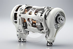 Hip Prosthesis on white background