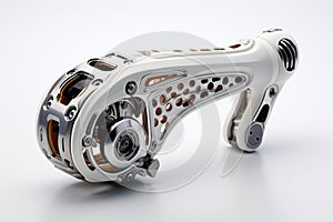 Hip Prosthesis on white background