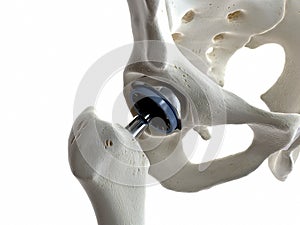 A hip replacement