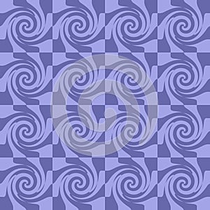 Hippie aesthetic swirl dizzy seamless pattern in 1970s style. Giddy simple print for T-shirt, textile and fabric. photo