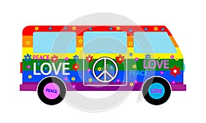 Hippie minibus