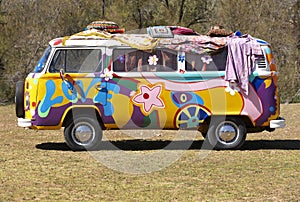 Hippie van