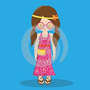 hippies girl 01 photo