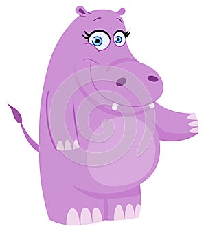 Hippo presenting photo