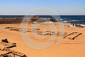 Hippodrome in Caesarea Maritima National Park