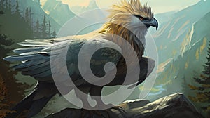 Hippogriff Illustration Resembling Thor