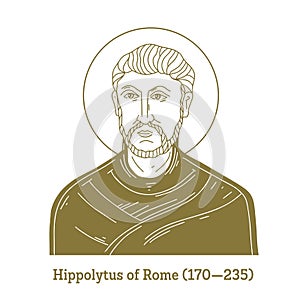 Hippolytus of Rome 170-235 was one of the most important second-third century Christian theologians, whose provenance, identity photo