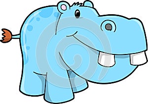 Hippopotamus Vector Illustration