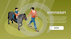 Hippotherapy Horizontal Banner
