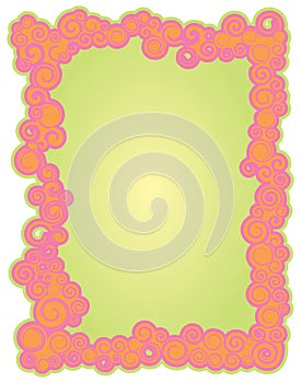 Hippy Swirl Border