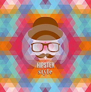 Hipster background.