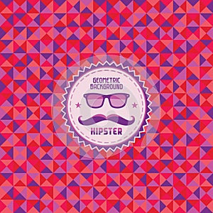 Hipster Geometric Background 01