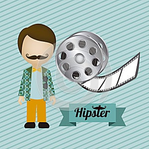 Hipster illustration