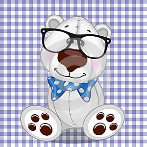 Hipster Polar Bear