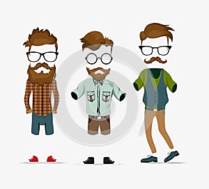 Hipster style elements
