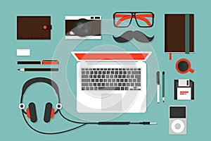 Hipsters accessories