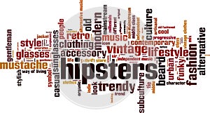 Hipsters word cloud