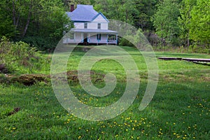 Hiram Caldwell House, Cataloochee Cove, Great Smoky Mountains National Park photo