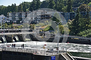 Hiram M. Chittenden Locks Ballard Locks in Seattle, Washington