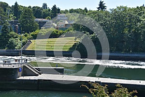 Hiram M. Chittenden Locks Ballard Locks in Seattle, Washington