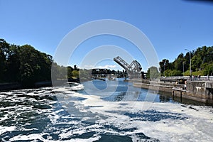 Hiram M. Chittenden Locks Ballard Locks in Seattle, Washington