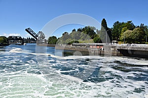 Hiram M. Chittenden Locks Ballard Locks in Seattle, Washington