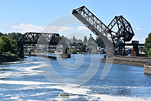 Hiram M. Chittenden Locks Ballard Locks in Seattle, Washington