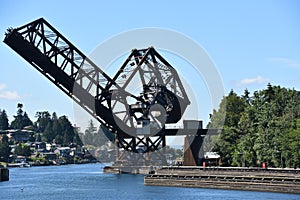 Hiram M. Chittenden Locks Ballard Locks in Seattle, Washington