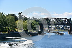 Hiram M. Chittenden Locks Ballard Locks in Seattle, Washington photo