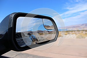 Hire car at Lake Mead, Nevada