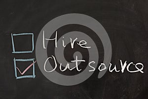 Hire or outsource