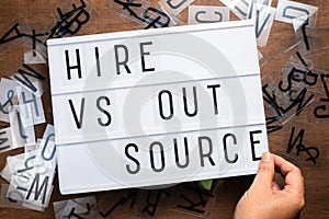 Hire Versus Outsource photo