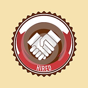 hired symbol design