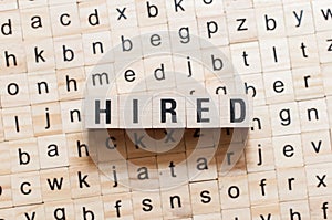 Hired word concept