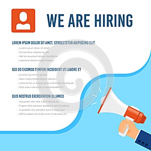 We are hiring