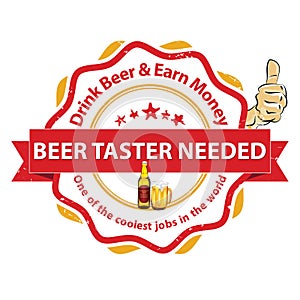 We are hiring Beer Taster. Job openings