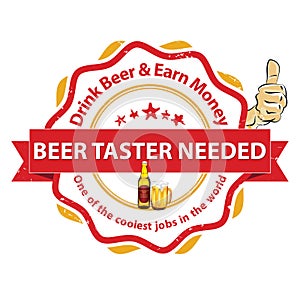 We are hiring Beer Taster. Job openings photo