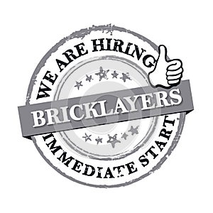 We are hiring bricklayers - immediate start photo