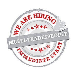 We are hiring multi-tradespeople - job advertising