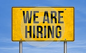 We are hiring