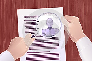 Hiring Robot For A Job Position
