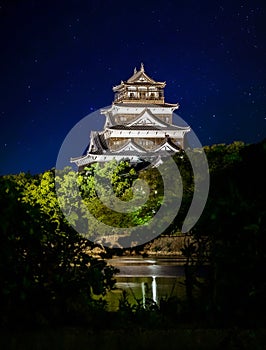 Hiroshima castle called Carp Castle