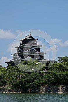 Hiroshima Castle in Hiroshima, Japan