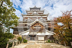 Hiroshima castle in Hiroshima Prefecture, Chugoku region