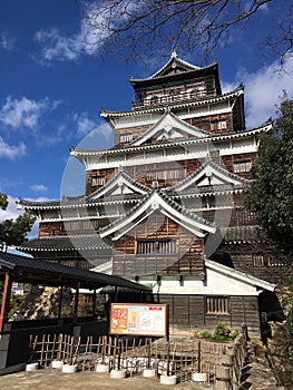 Hiroshima castle, Hiroshima Prefecture, Japan