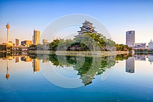 Hiroshima Castle in Japan